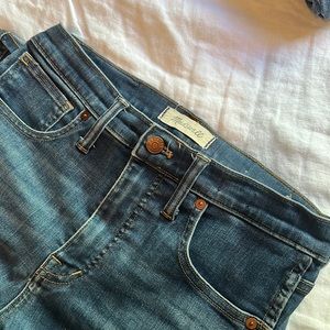 Madewell dark wash High rise skinny jeans size 27